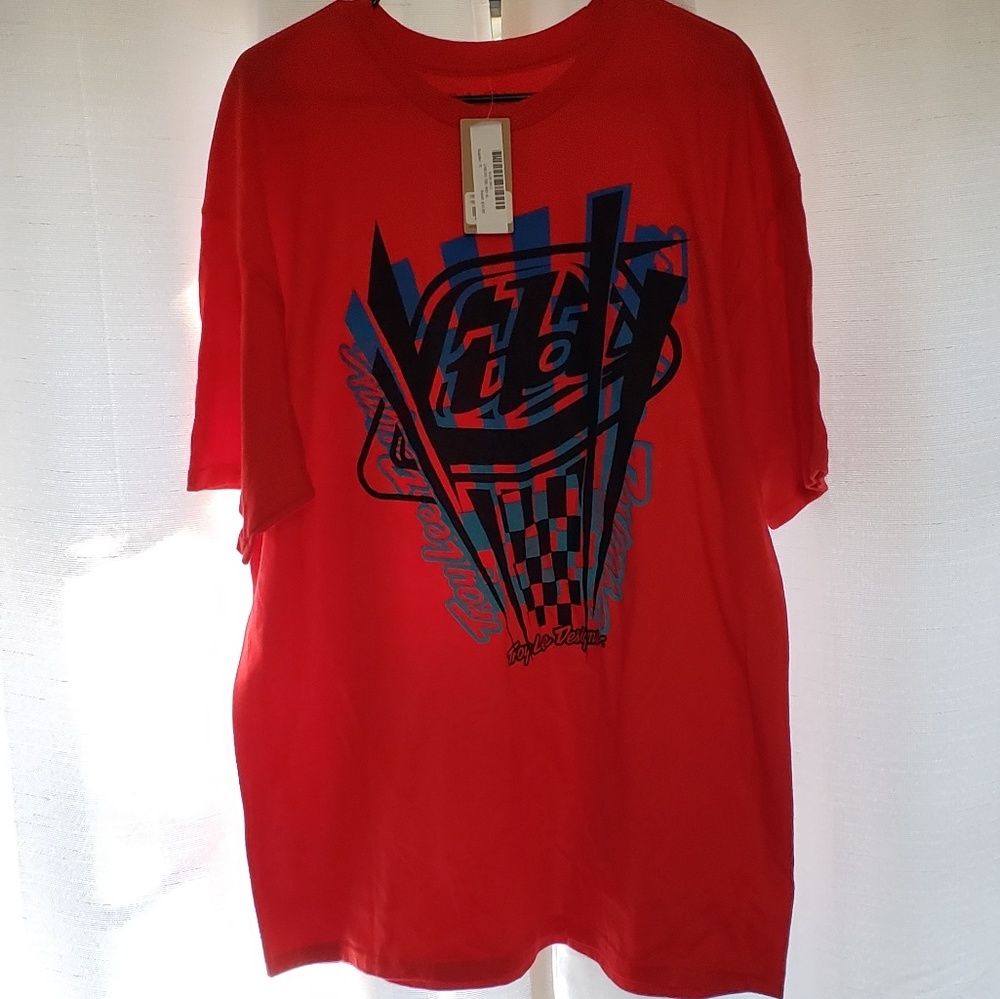 Red men's Troy Lee Designs tshirt